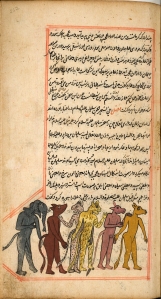 Jinn in an illuminated manuscript
